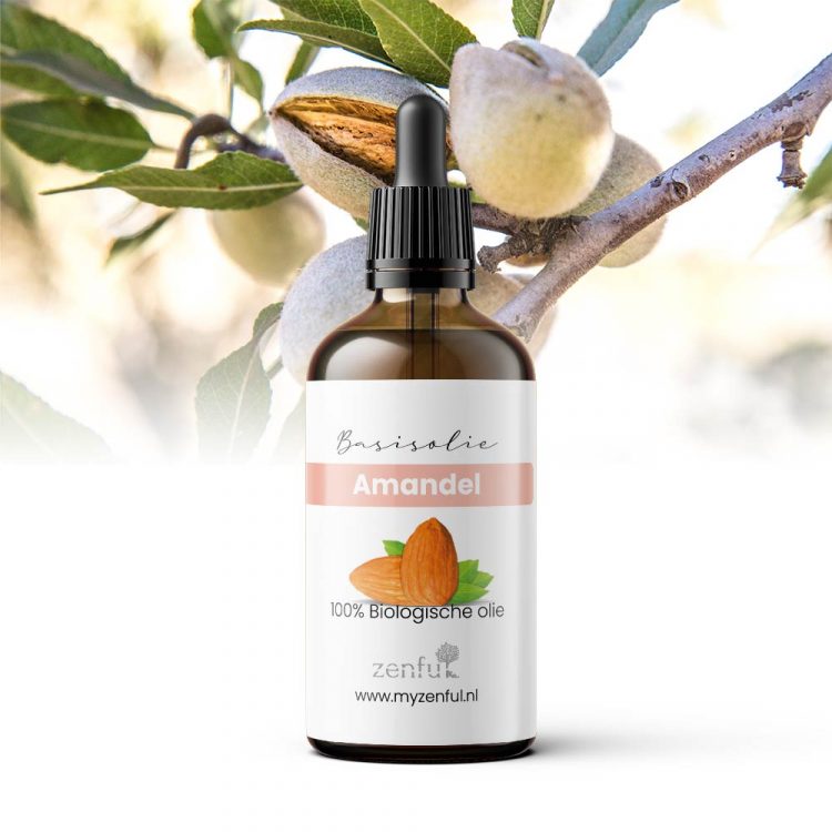 Zenful Amandelolie Basisolie zoet biologische olie amandelboom