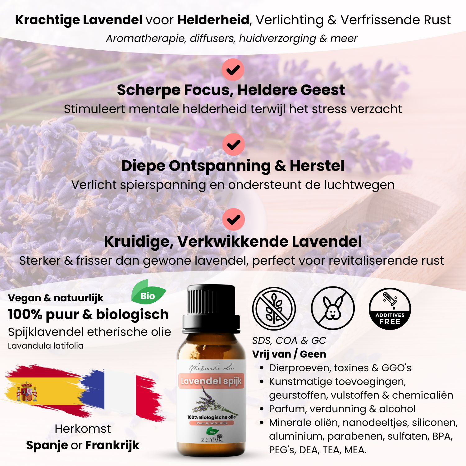 Spijklavendel etherische olie biologisch - Afbeelding 3