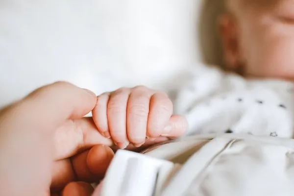 Baby en etherische olie