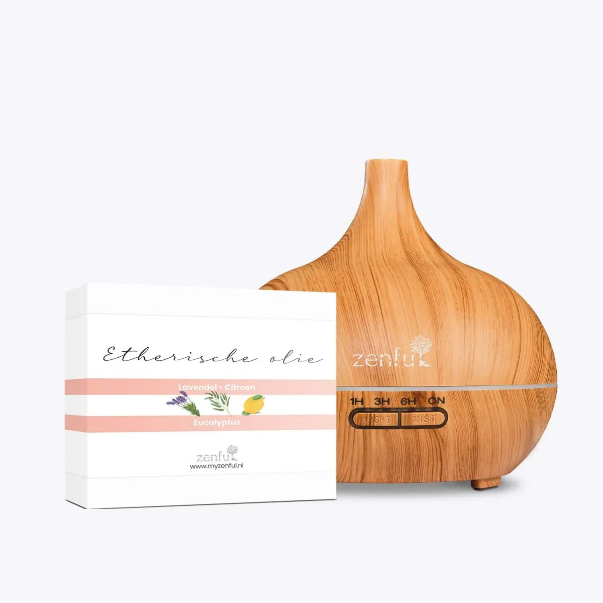 Aromatherapie set - Dewdrop licht + Etherische olie set