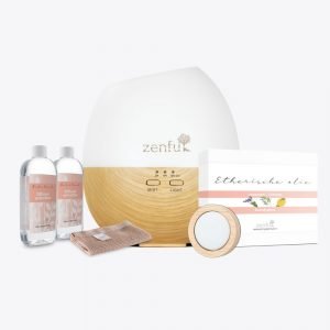 Zenful aromatherapie set aroma diffuser etherische olien onderhoudset geursteen oasis