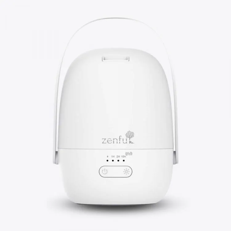 Witte aroma diffuser draadloos, zonder snoer en oplaadbaar Harmony