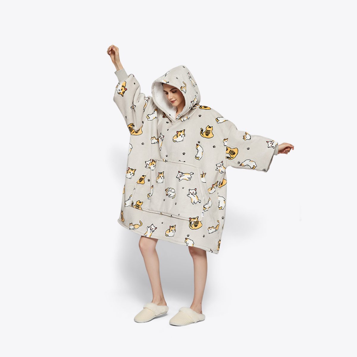Zenful hoodie deken katten