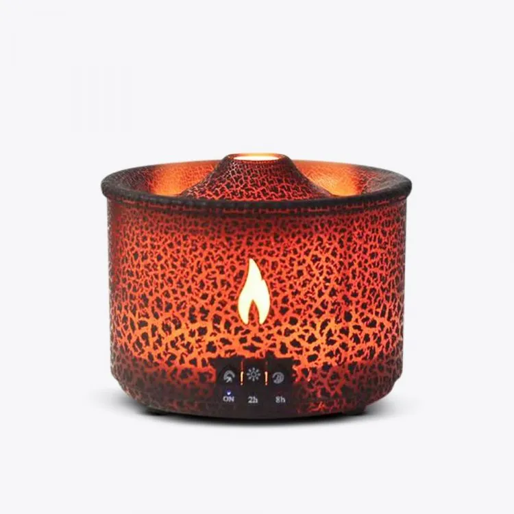 Vulkaan zwart kleine aroma diffuser lava