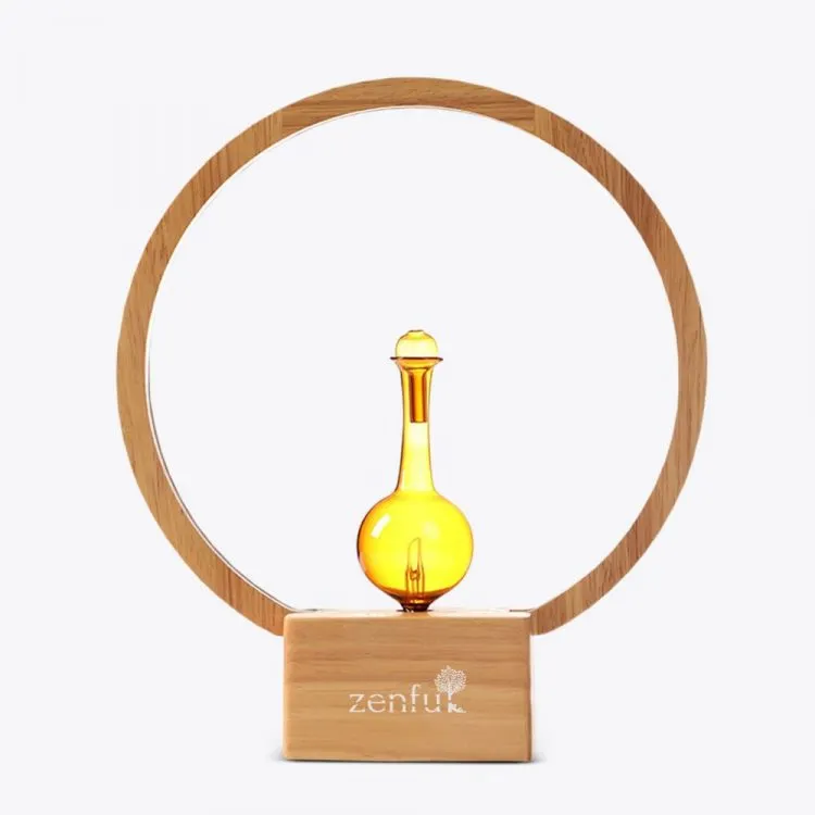 Nebulizer rond aroma diffuser zonder water Zenful hout