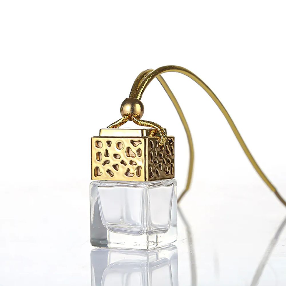 Luxe autoparfum met hanger - goud - Afbeelding 2