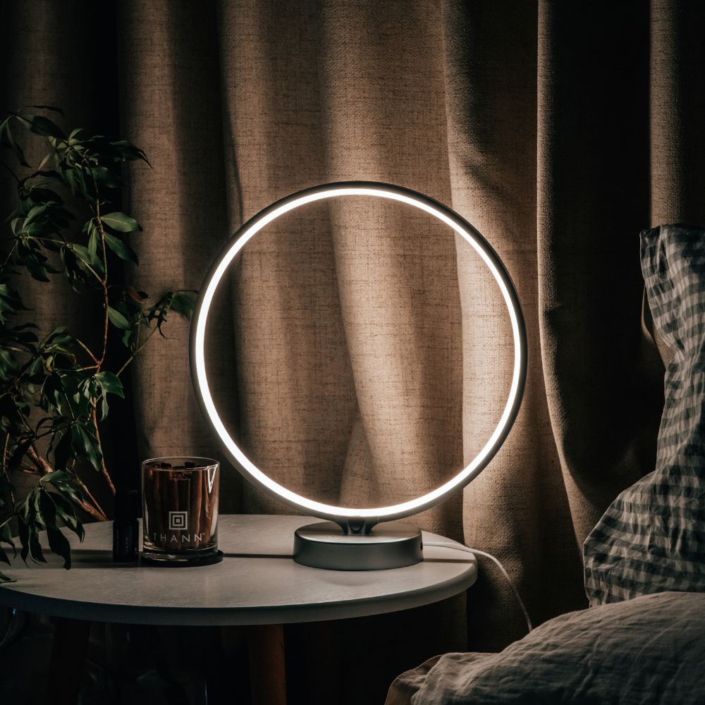 daglichtlamp in het donker