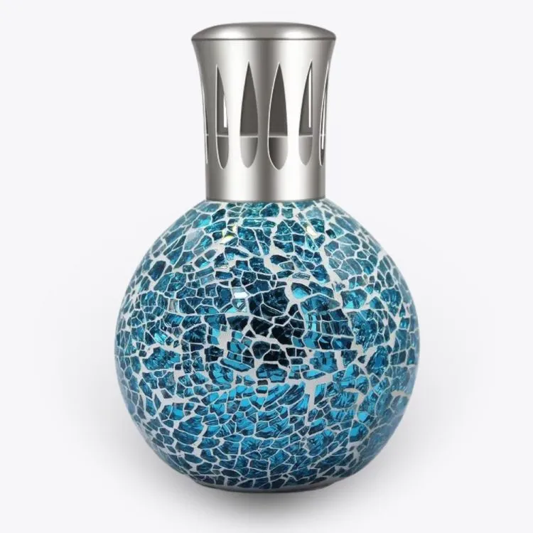 Geurlamp blauw oceaan zilver lamp brander