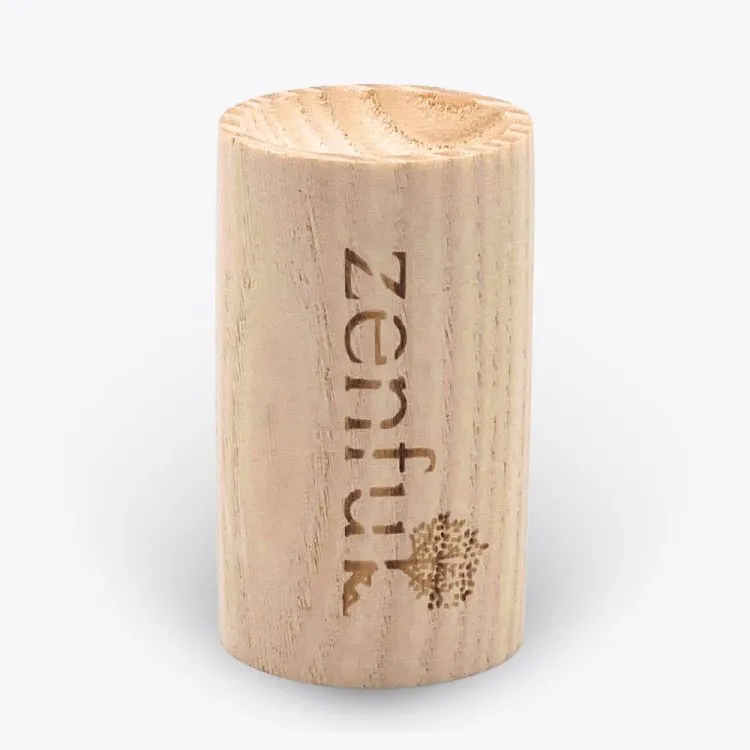 Mini diffuser geurblokje geurblok voor etherische olie en geurolie licht hout Zenful