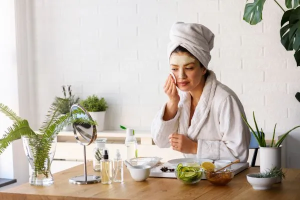 Huidverzorging beginnen gebruiken van draagolie in skincare