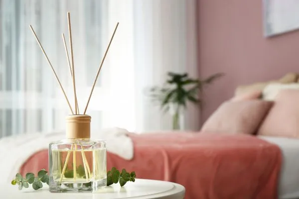 Geurstokjes voor geur in huis interieur