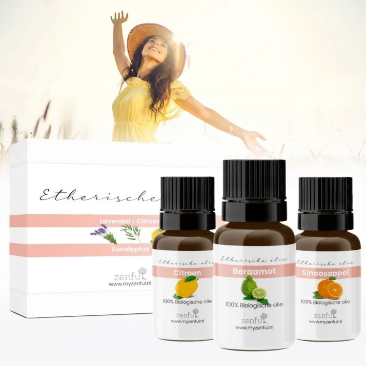 Happiness gift box etherische olie set
