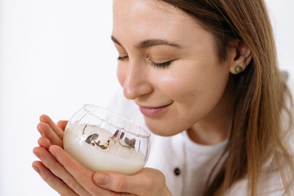 Geniet van de lekkere geur van geurkaars