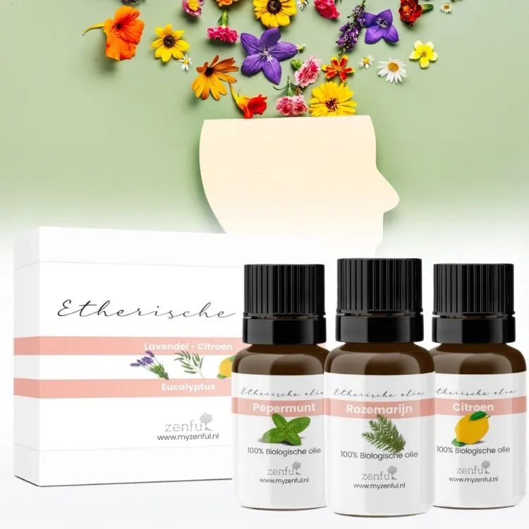 Mental boost etherische olie set