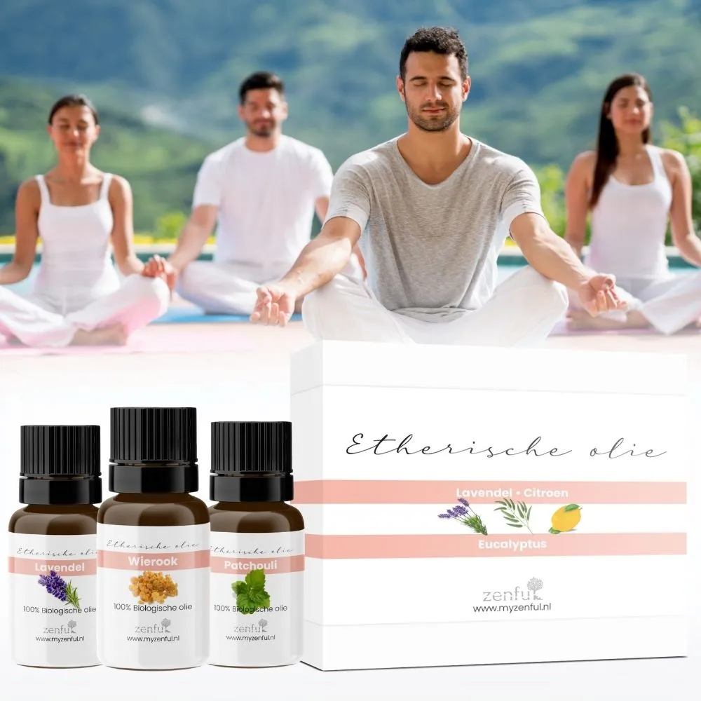 Yoga & Meditatie essentiële olie giftset
