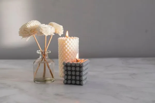 Kaarsen op tafel aroma