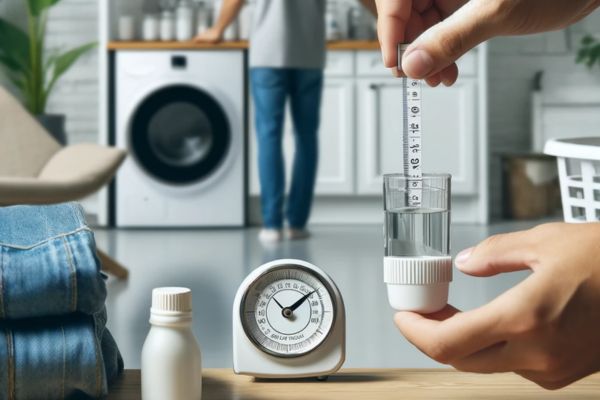 Meten van wasparfum voordat je het gebruikt in de wasmachine