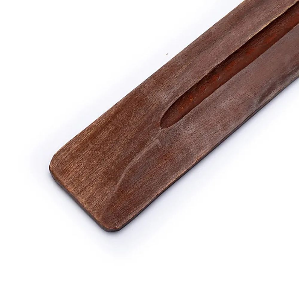 Wierookplankje naturel hout voor wierookstokjes - Afbeelding 2