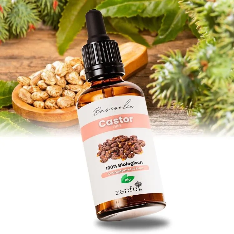 Castor olie wonderolie ricinusolie biologisch puur koudgeperst