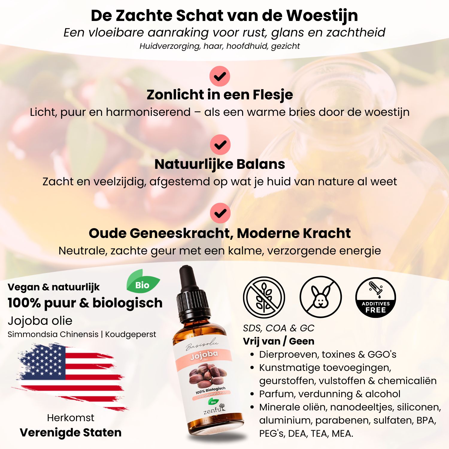 Jojoba olie voordelen haar gezicht hoofdhuid