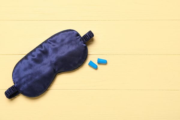 Goede slaap oordoppen en masker